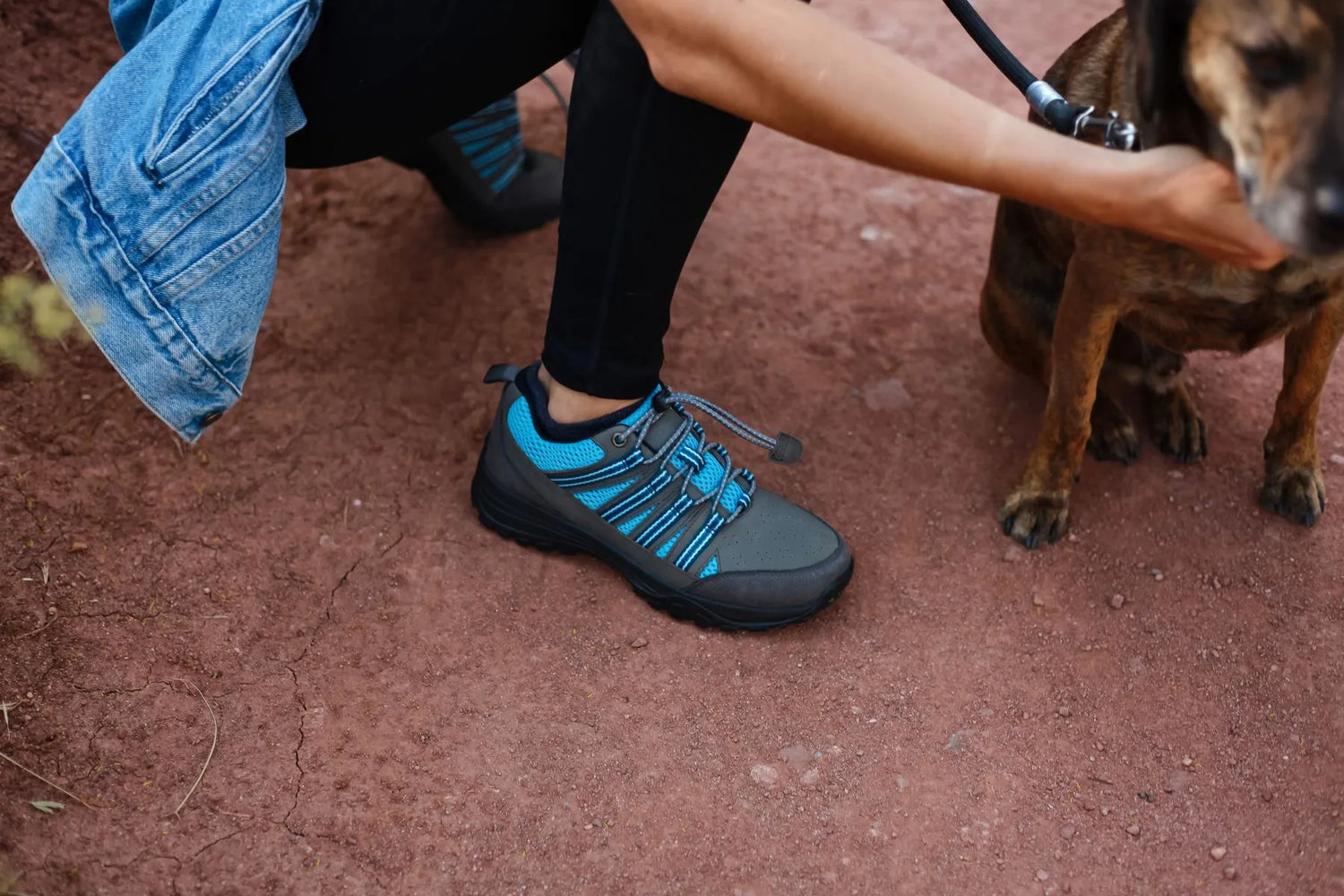 Harmony 783 grounding shoes worn outdoors during an evening routine