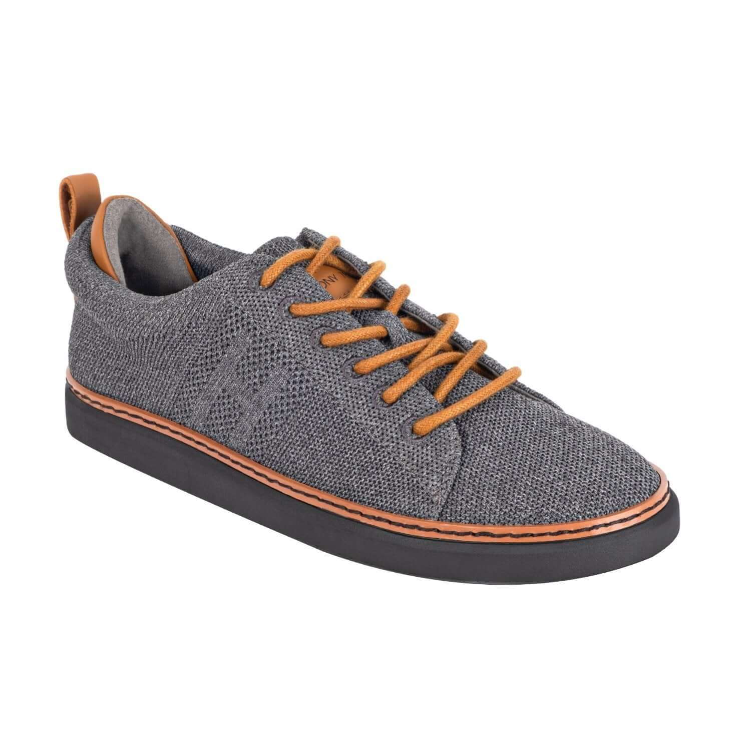category view of emerson knit walker in charcoal and cognac