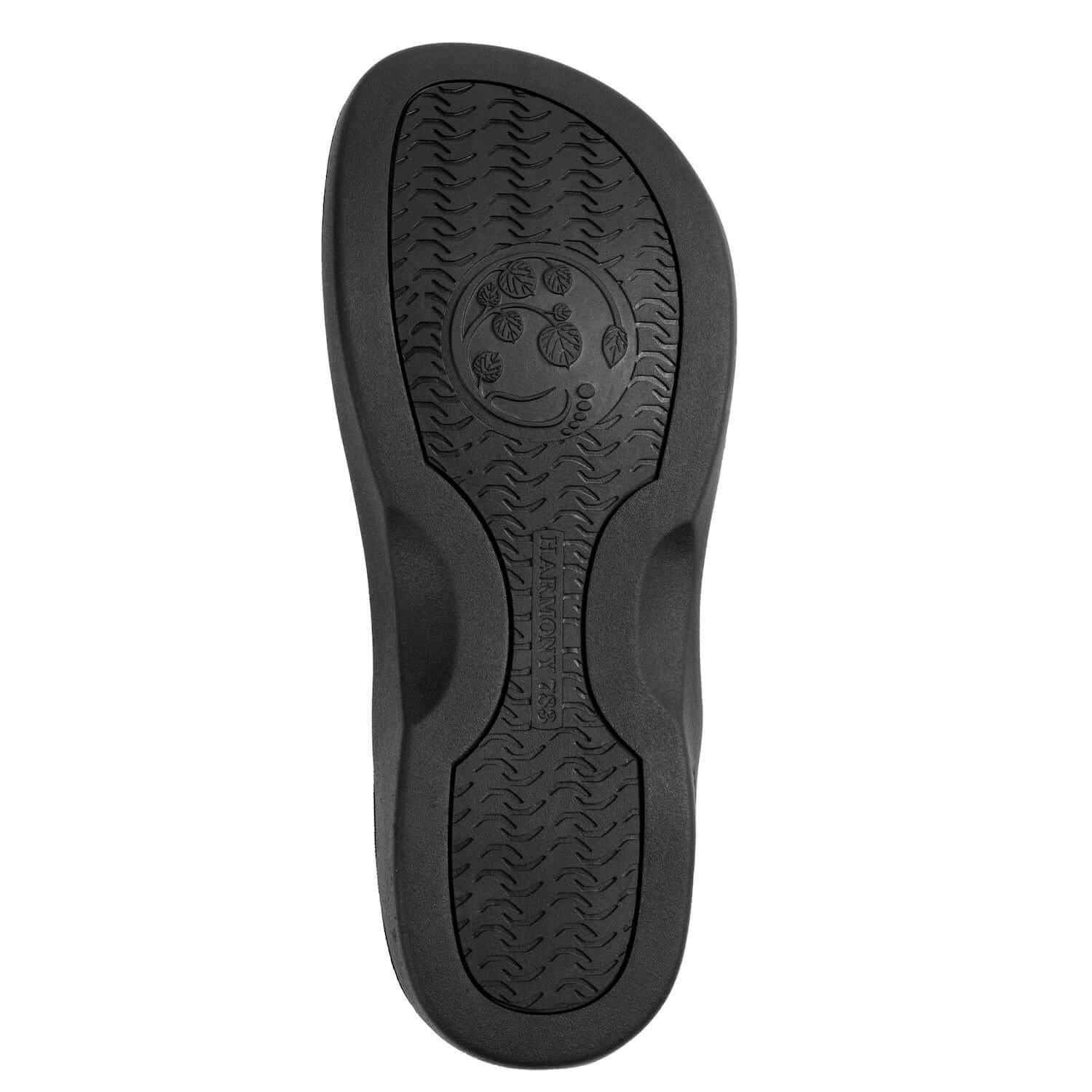 Harmony 783 Cameron Men’s Grounding Conductive Earthing Sandal Cameron lack Nubuck Flip Flop
Outsole View