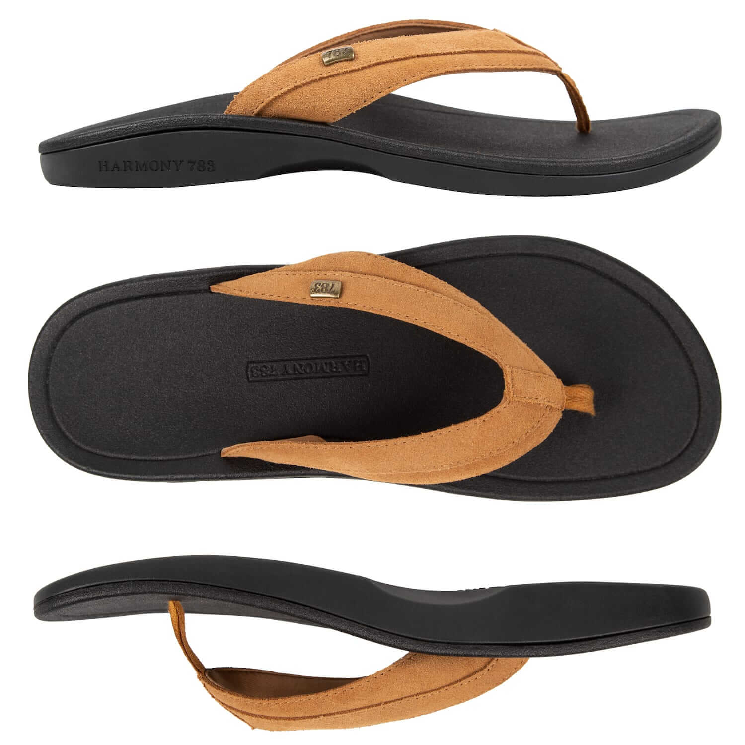 Harmony 783 Cameron Men’s Grounding Conductive Earthing Sandal in Chestnut Nubuck Flip Flop
Multiview