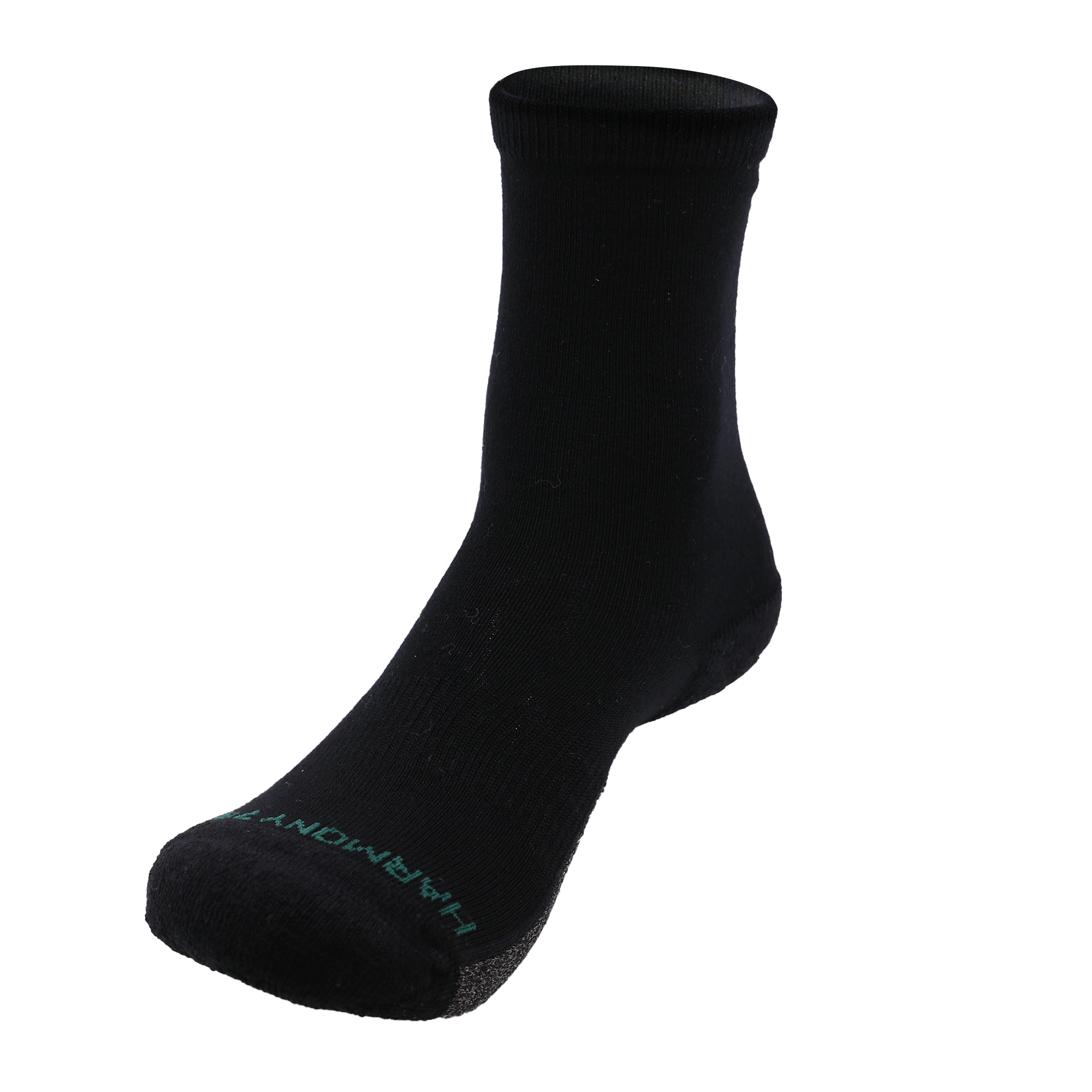 Harmony 783 Crew Style Grounding Socks Black Merino Wool with Silver Stitching
Hero