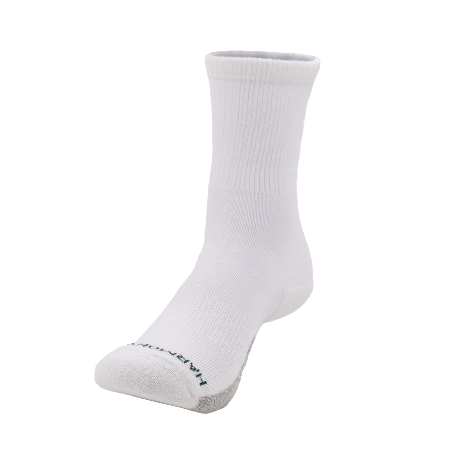 Harmony 783 Crew Style Grounding Socks White Organic Cotton with Silver Stitching
Hero
