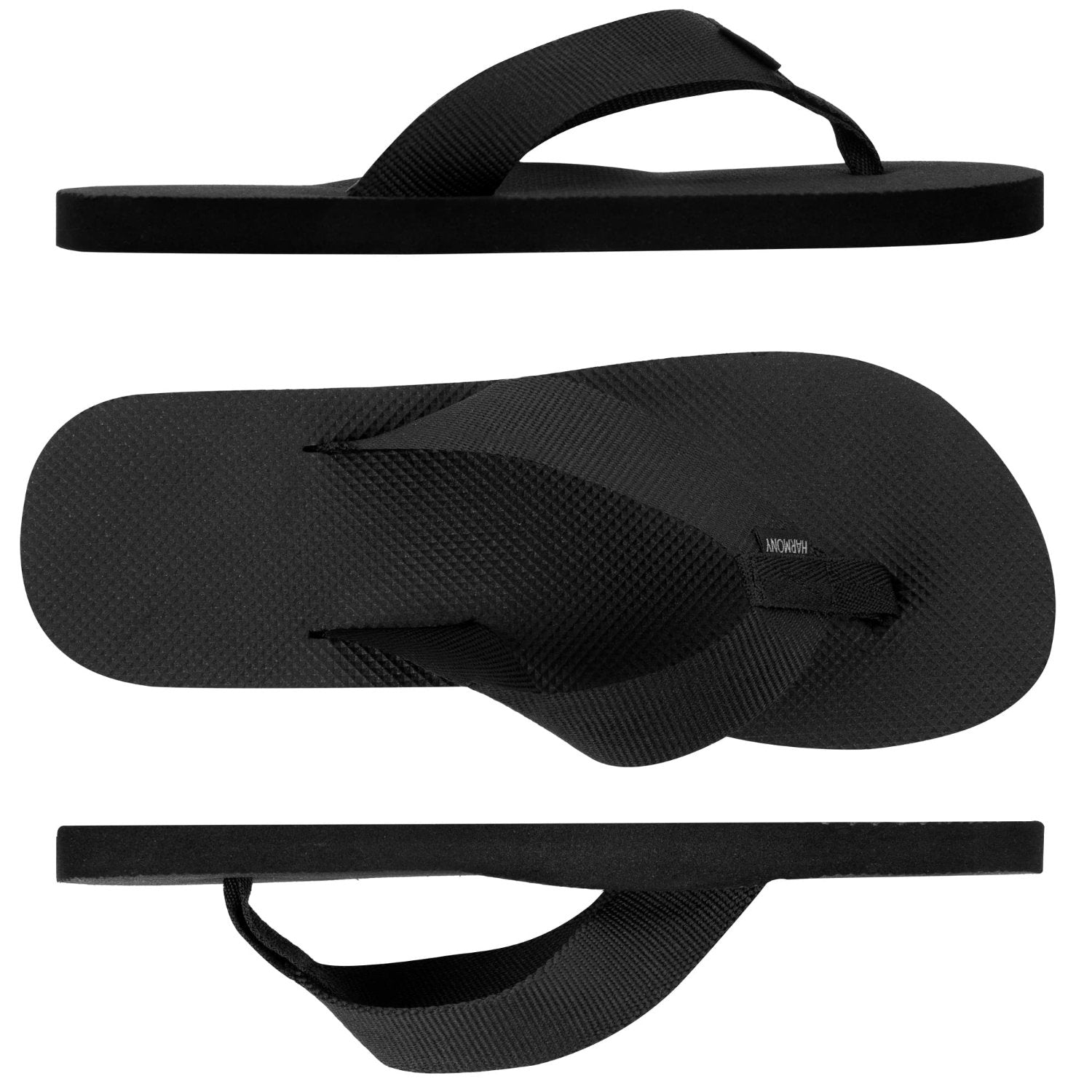 Harmony 783 Men’s Flip Flop- Black
conductive grounding and earthing footbed
multiview Angle