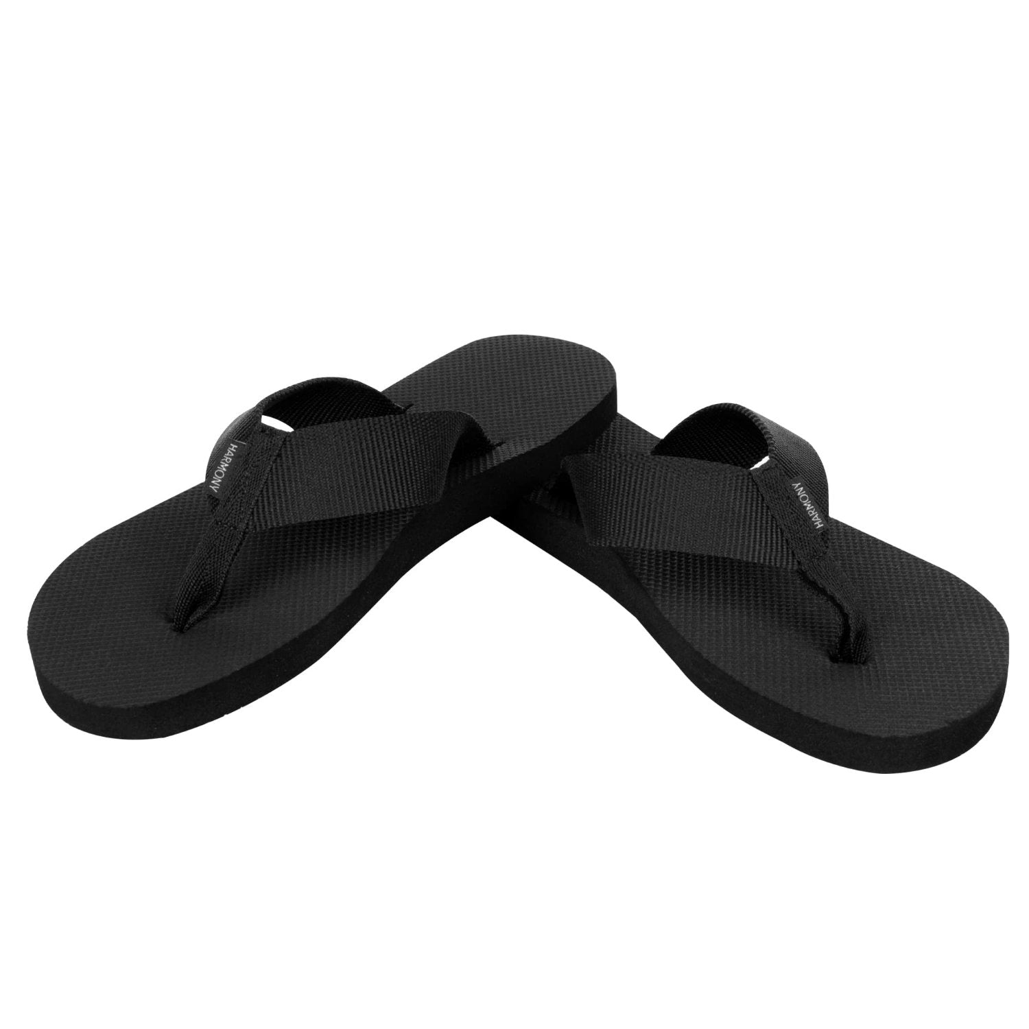 Harmony 783 Men’s Flip Flop- Black
conductive grounding and earthing footbed
stacked Angle