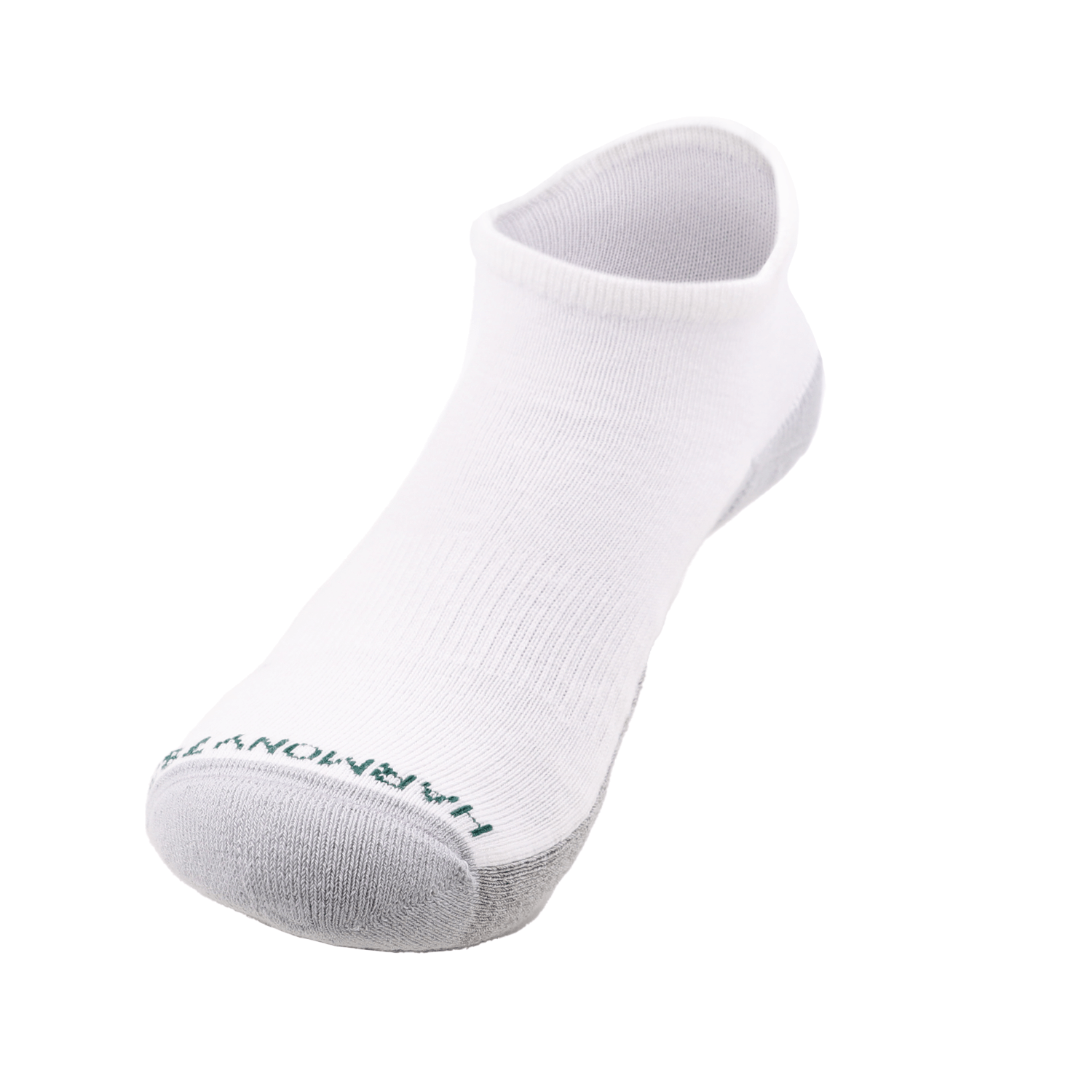 Harmony 783 Low Cut White Grounding Socks Organic Cotton with Silver Stitching
Hero