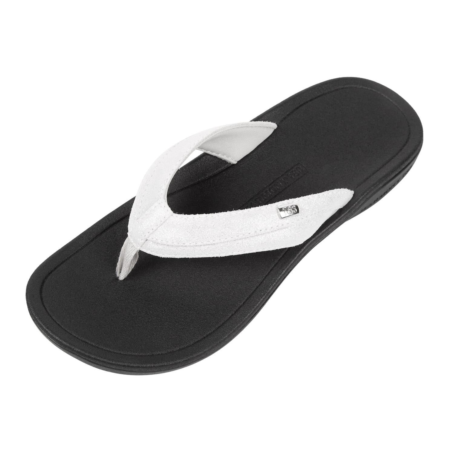 Harmony 783 Stella Womens Grounding Conductive Earthing Sandal in Silver Shimmer Suede Flip Flop
Hero