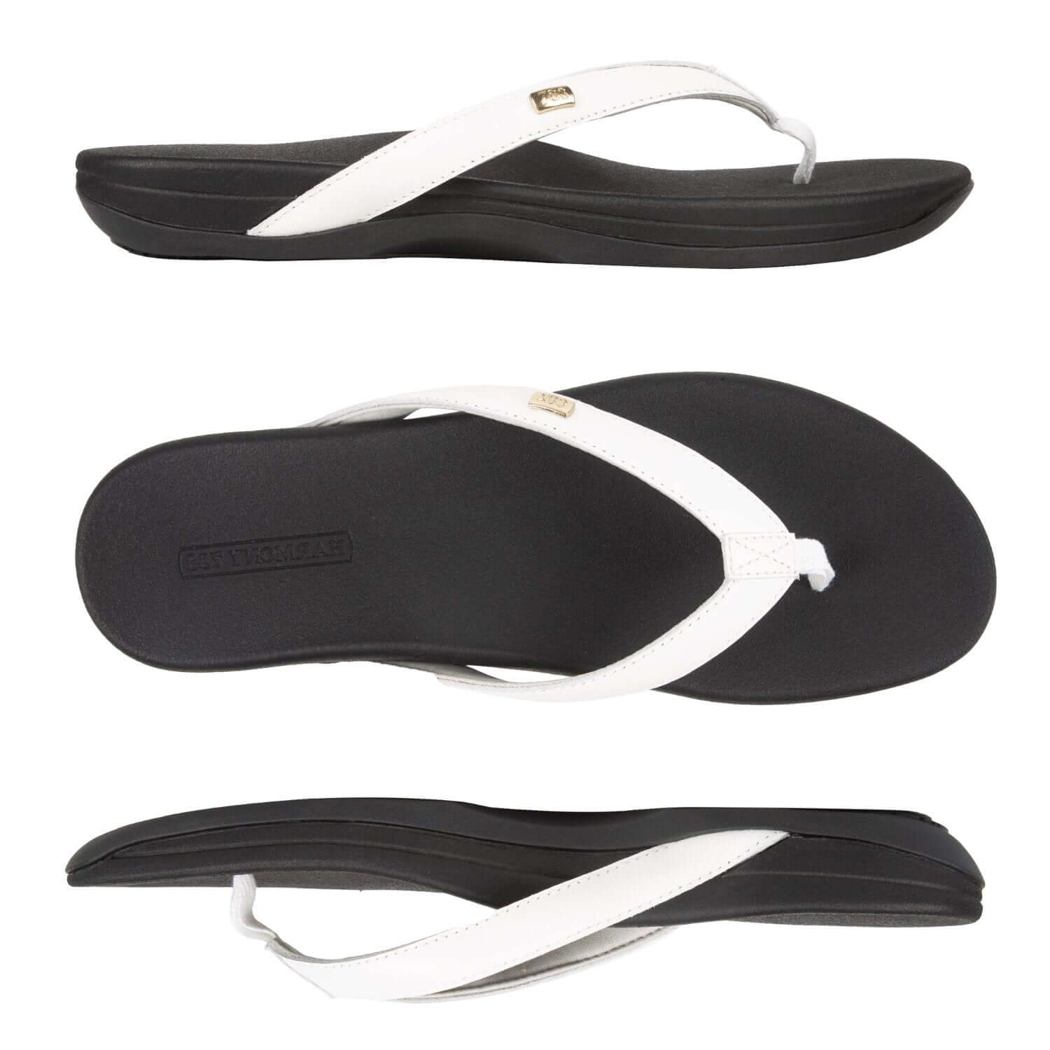 Harmony 783 Women’s Lily White leather Grounding Conductive Earthing Sandal Flip Flop
Multiview
