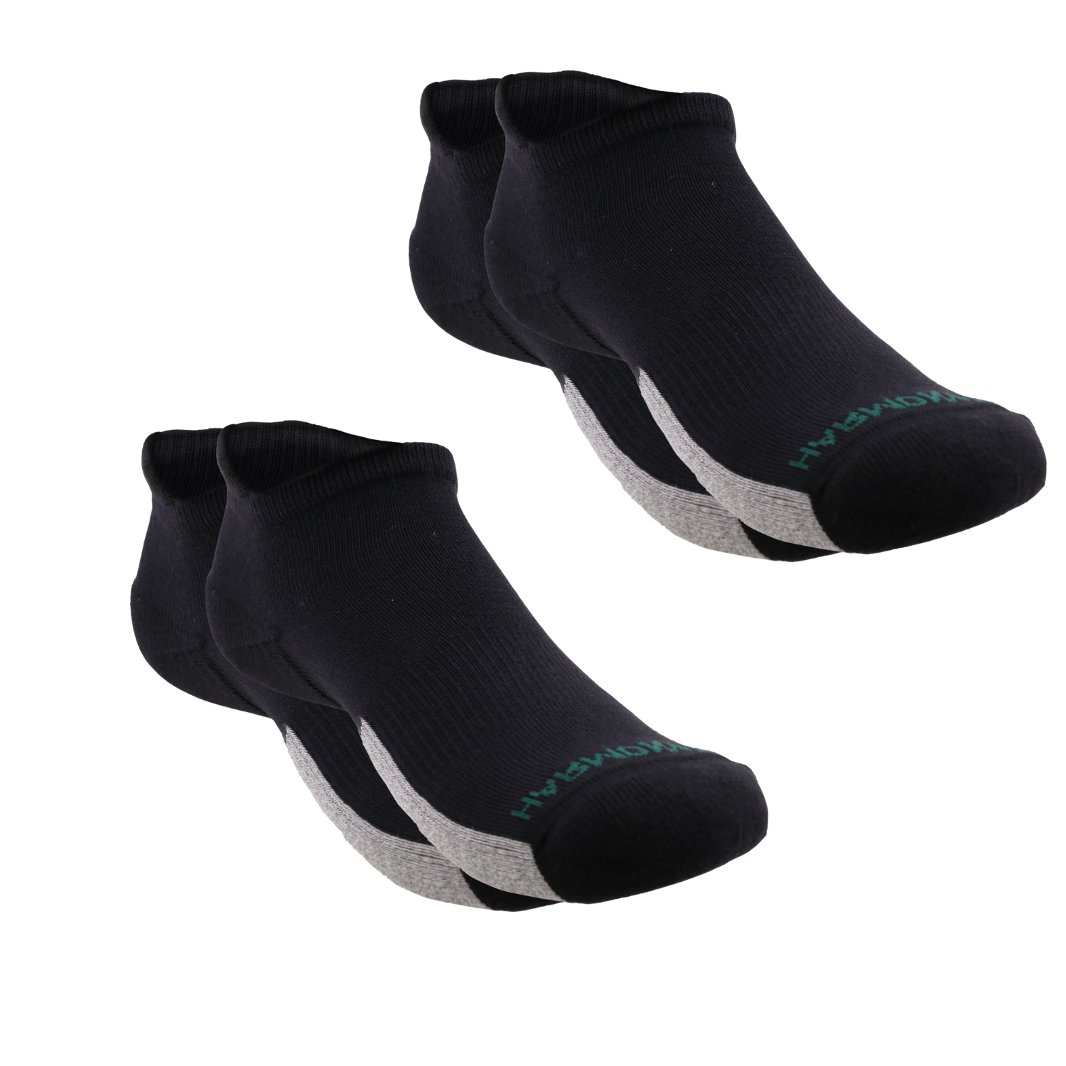Low-Cut Grounding Socks Multi-Pack • Black Organic Cotton