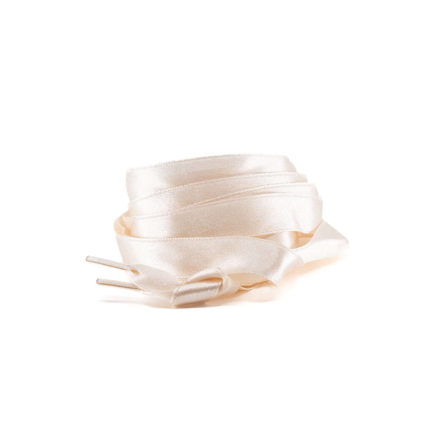 pale pink satin shoelace