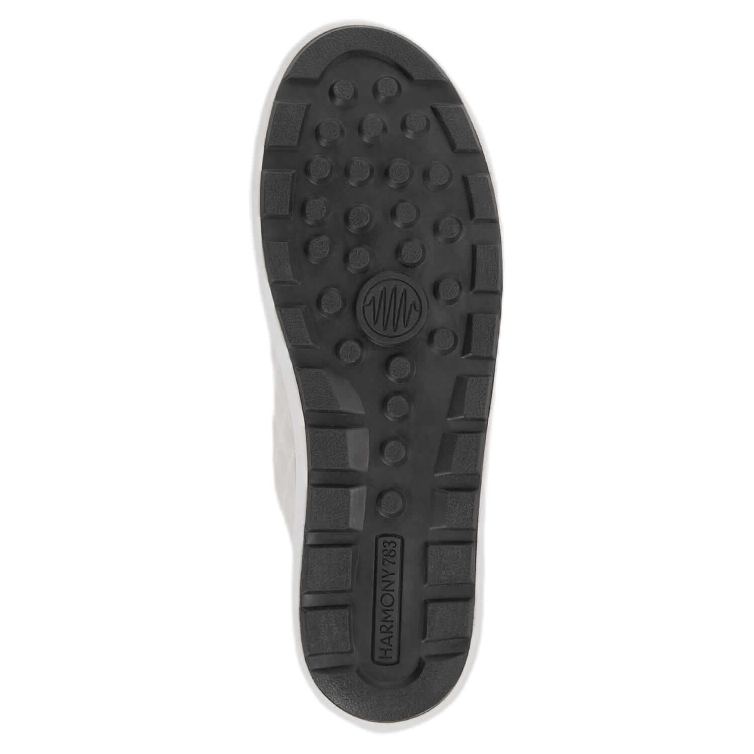Gold Creme Quilted Suede Walking Shoe Sole View