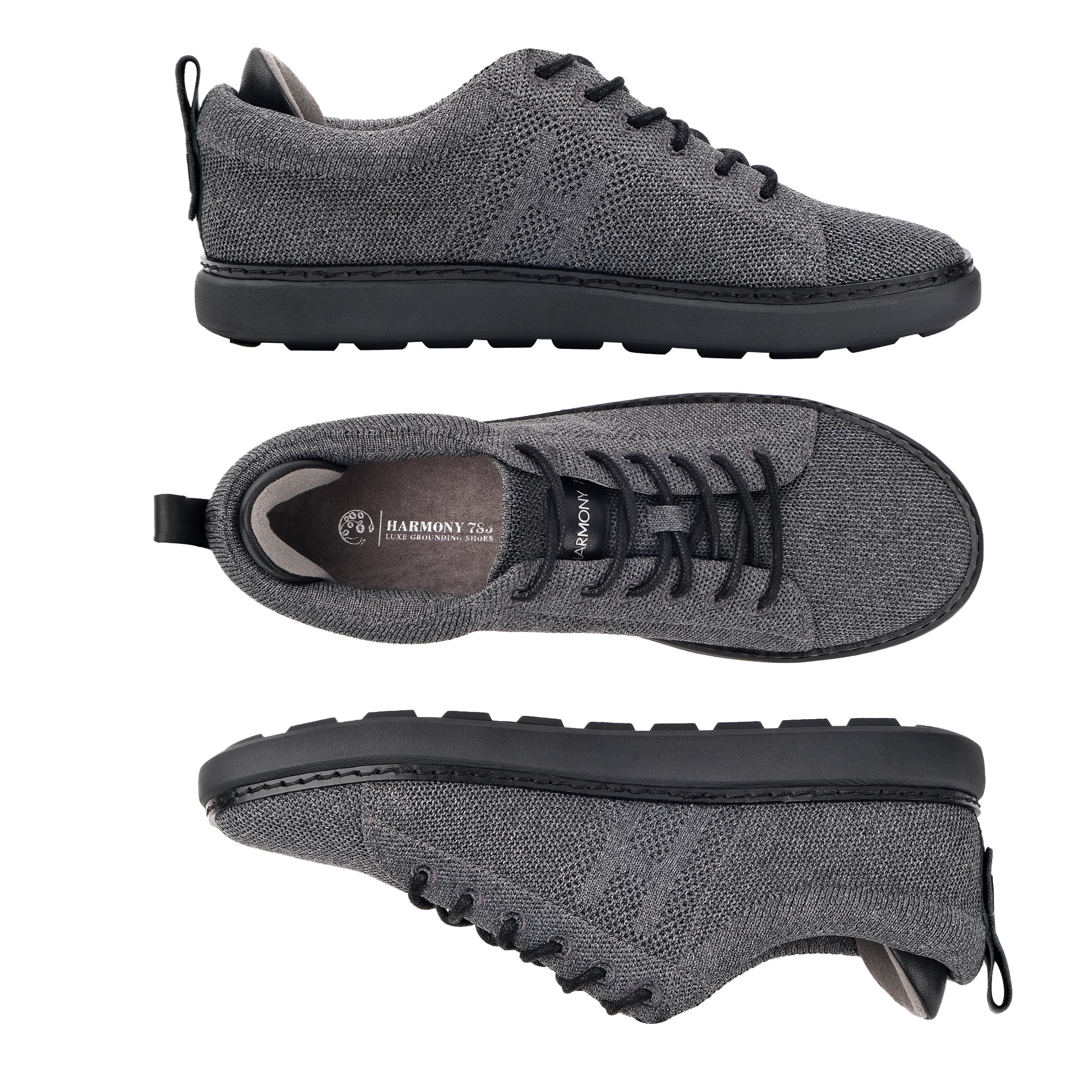 Emerson Walker • Charcoal & Black Knit