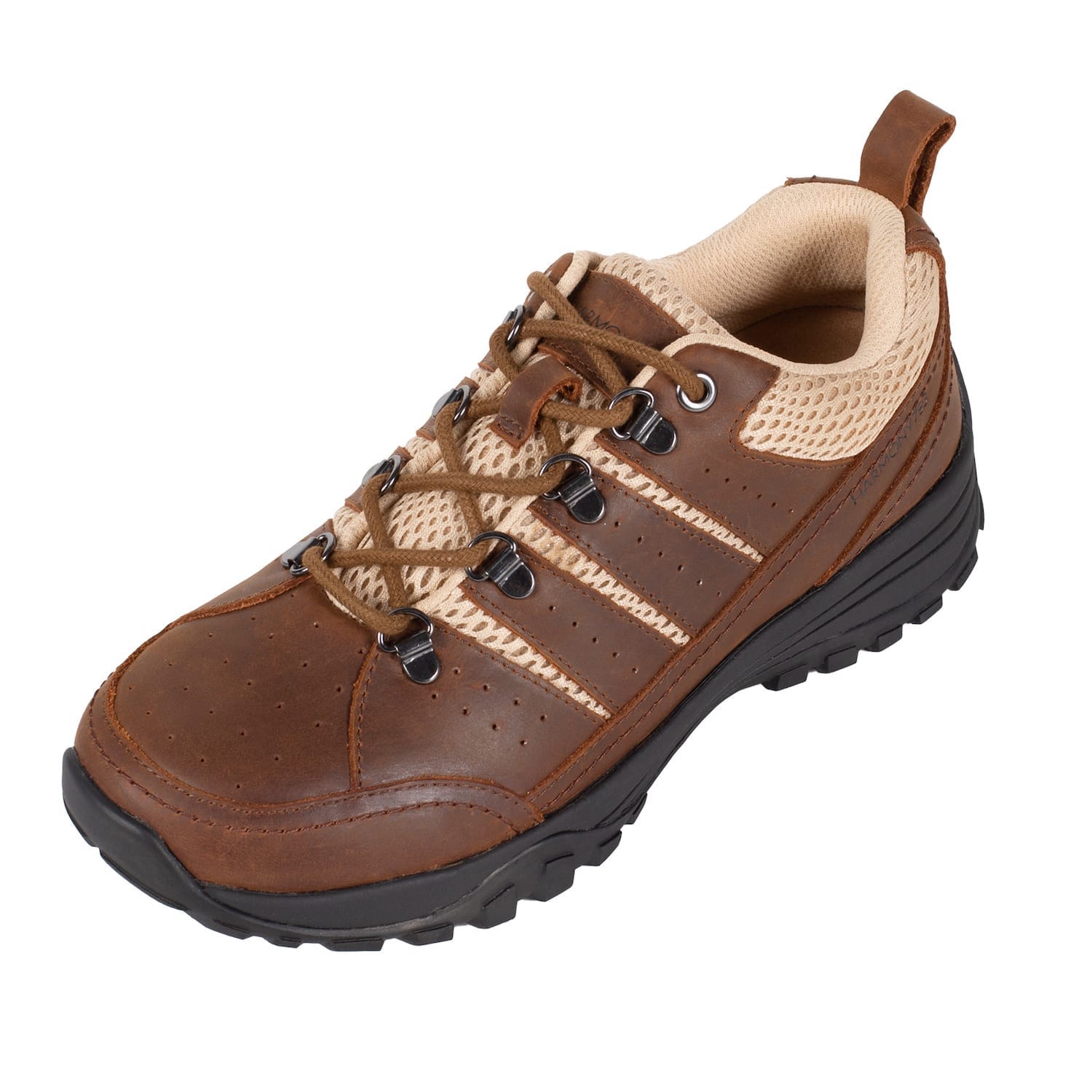 Trail Shoe • Bailey Brown Leather & Crème Mesh