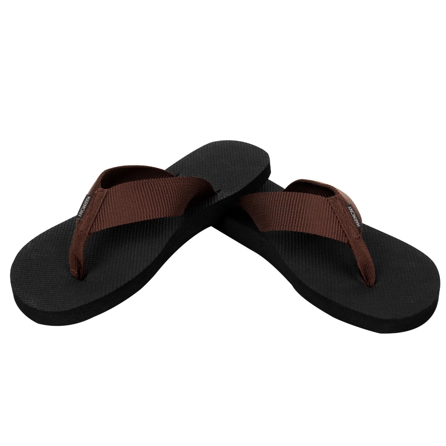 Harmony 783 Men’s Flip Flop- brown
conductive grounding and earthing footbed
stacked angle