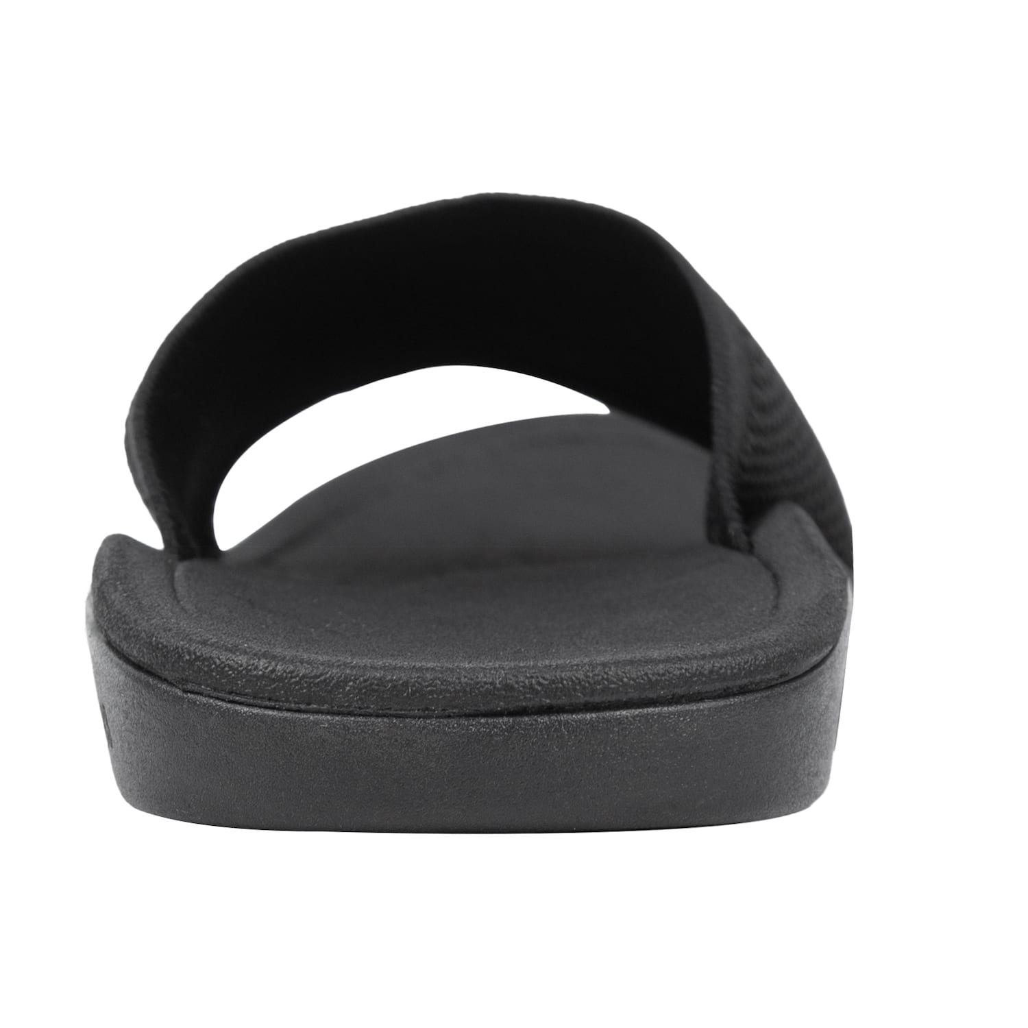 Harmony 783 sophie slide knit black sandal 
 conductive grounding and earthing footbed
heel Angle
