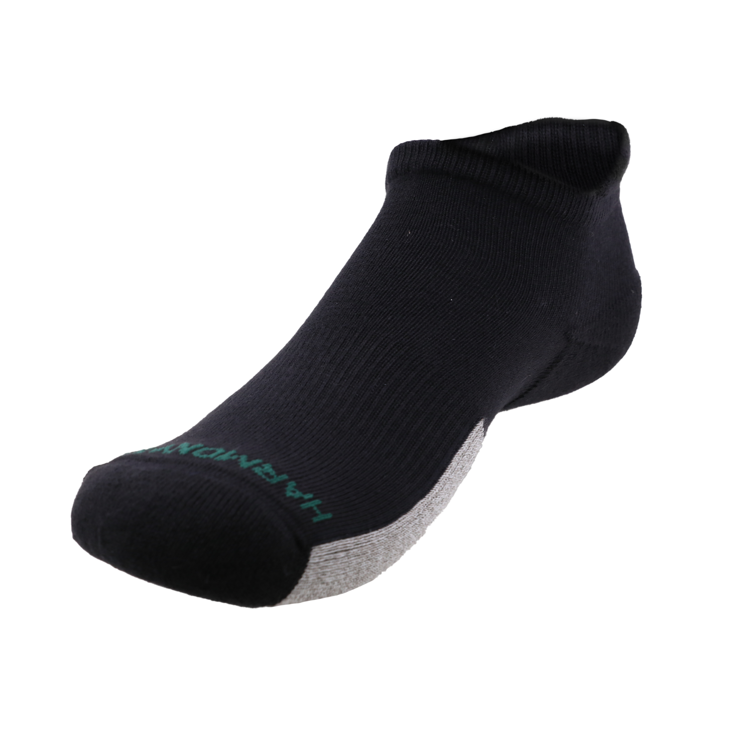 Harmony 783 Low Cut Grounding Socks Black Organic Cotton with Silver Stitching
Hero