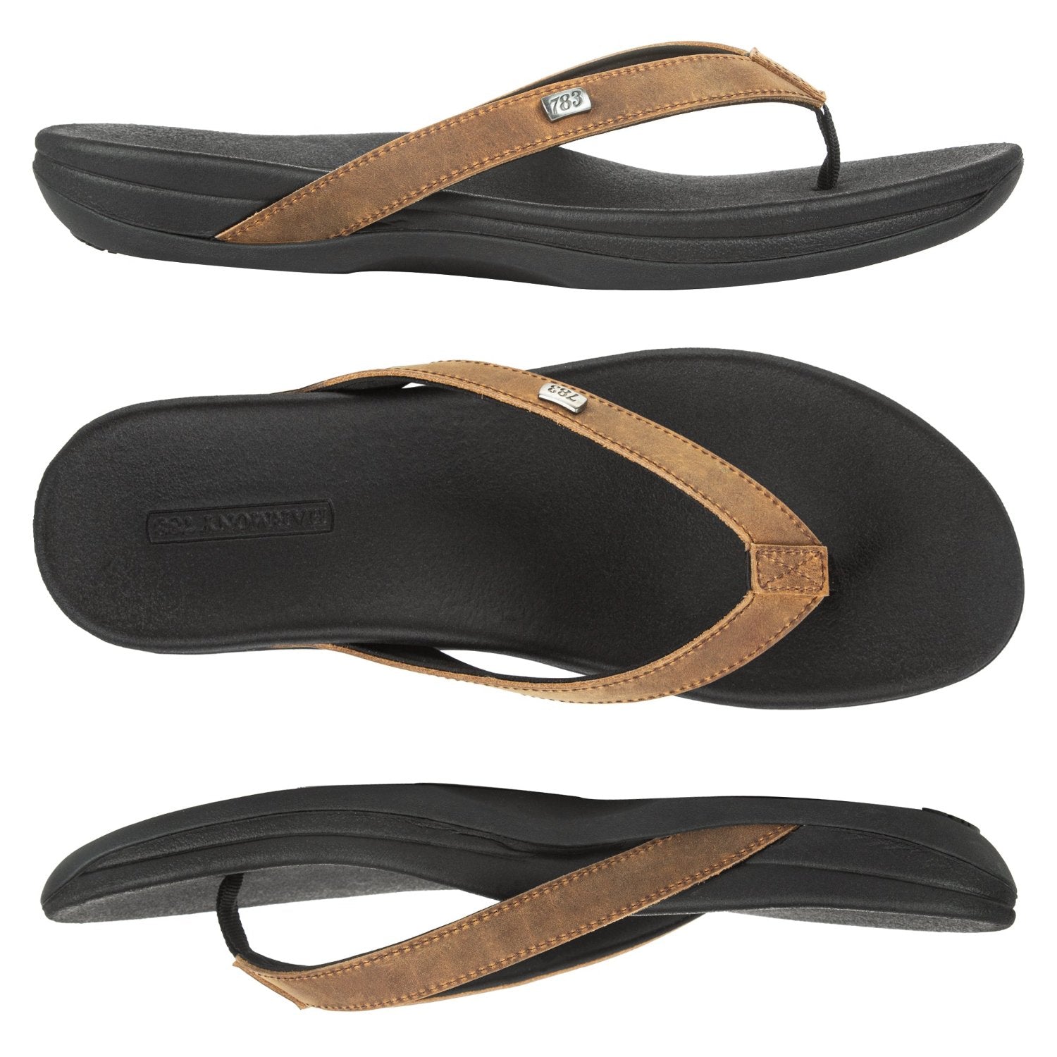 Harmony 783 Women’s Lily Brown Leather Grounding Conductive Earthing Sandal Flip Flop
Multiview