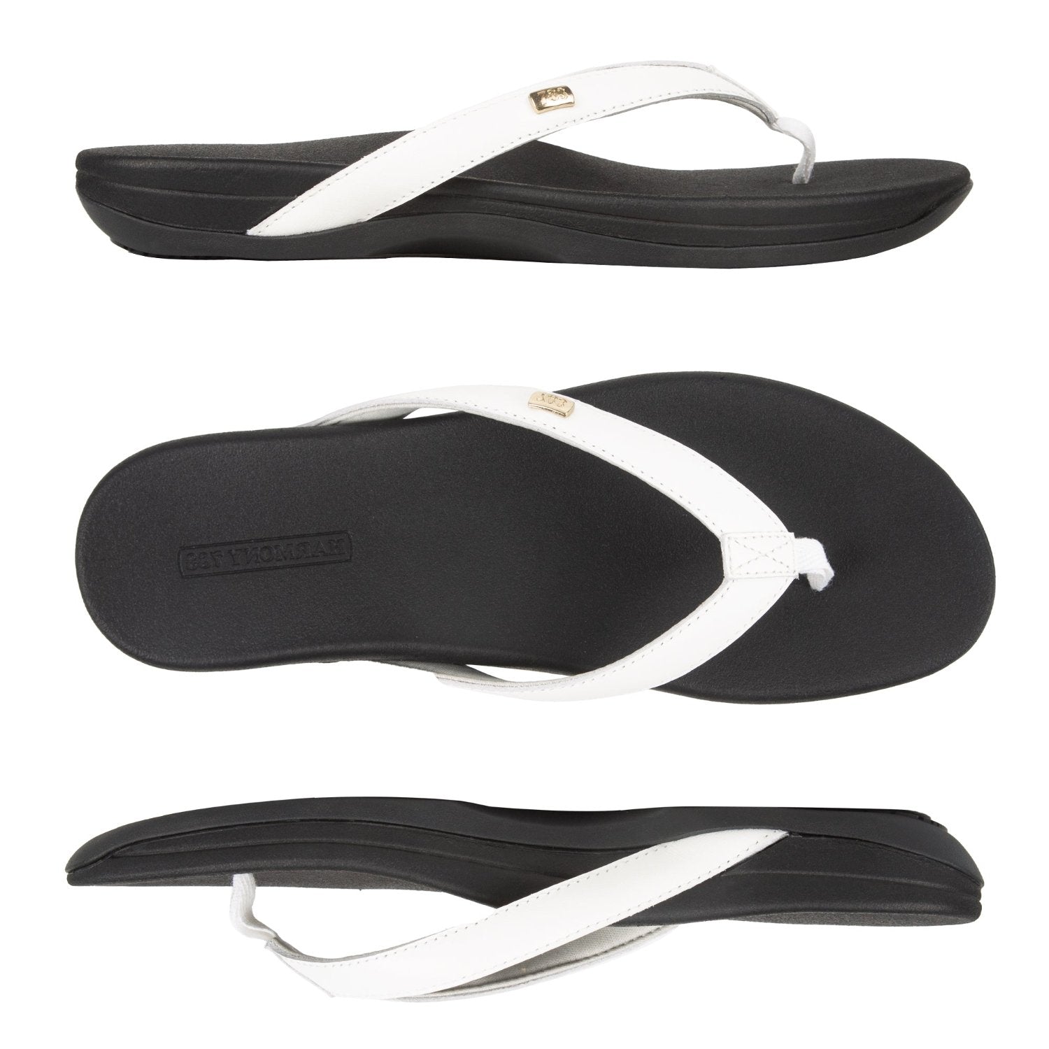 Harmony 783 Women’s Lily White leather Grounding Conductive Earthing Sandal Flip Flop
Multiview
