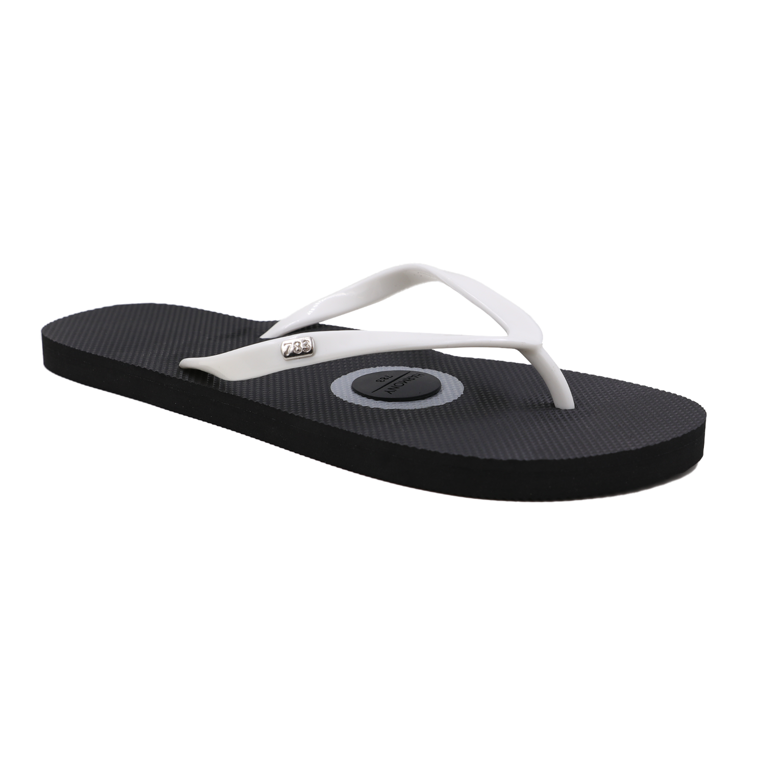 Harmony 783 Plug Flip Flop 
Black and White 
Category Angle