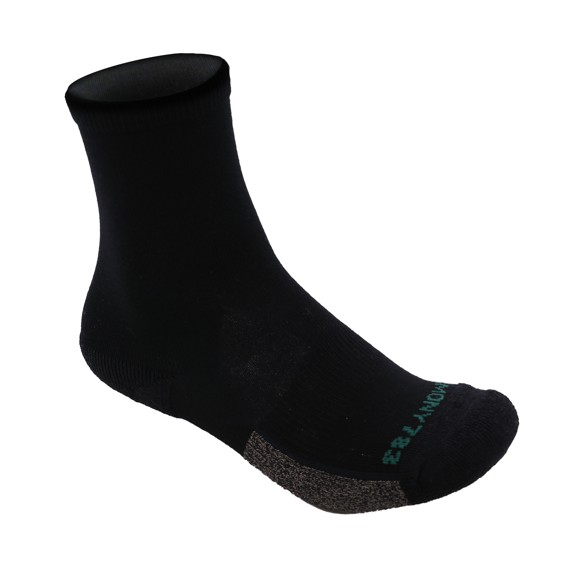 Grounding Crew Socks • Black Merino Wool