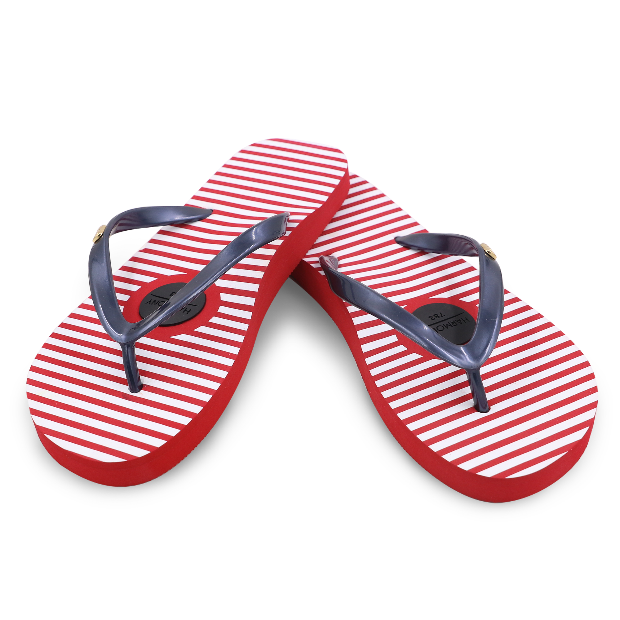 Red, White, and Blue Flip Flops