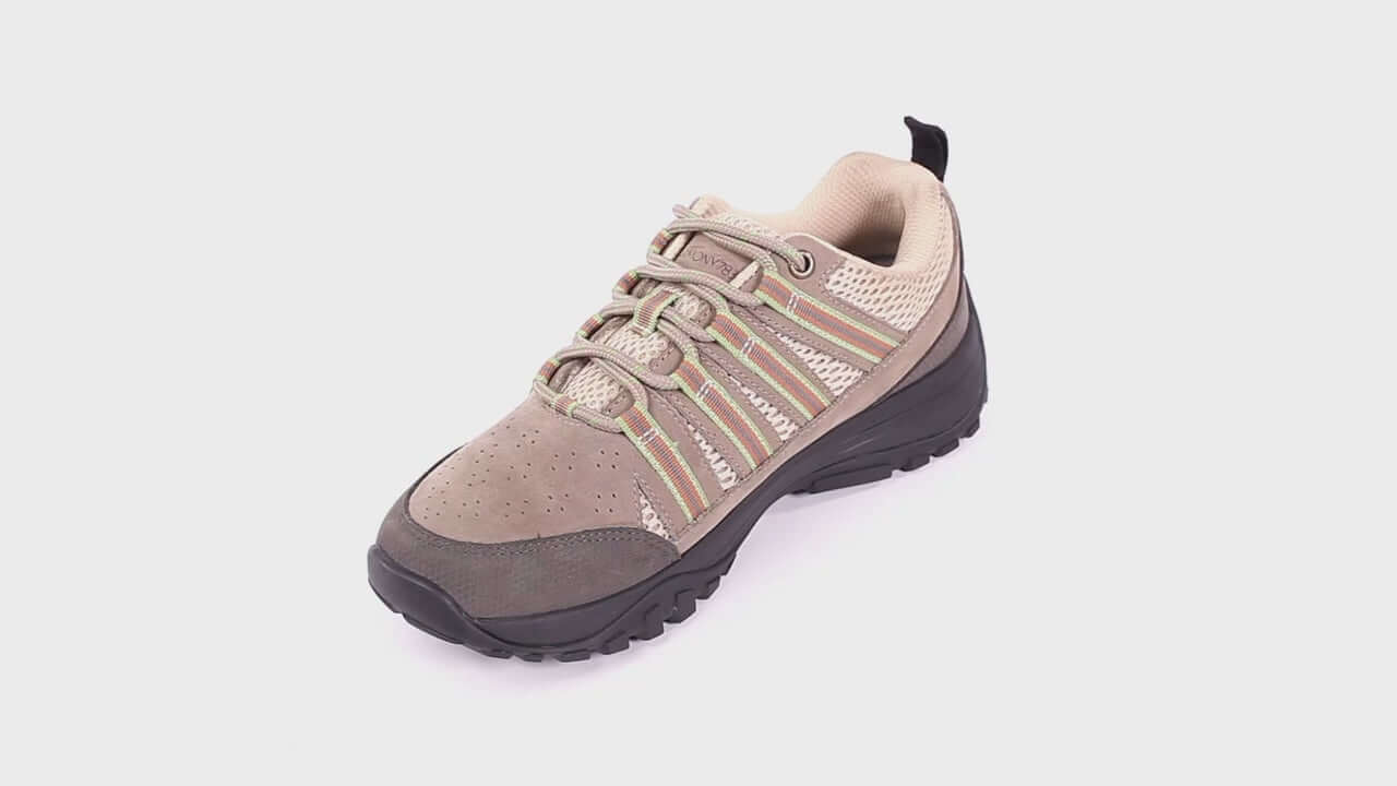 360 video showing Dakota Khaki and Creme grounding trail shoe