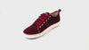 360 view video of bordeaux velvet grounding walker