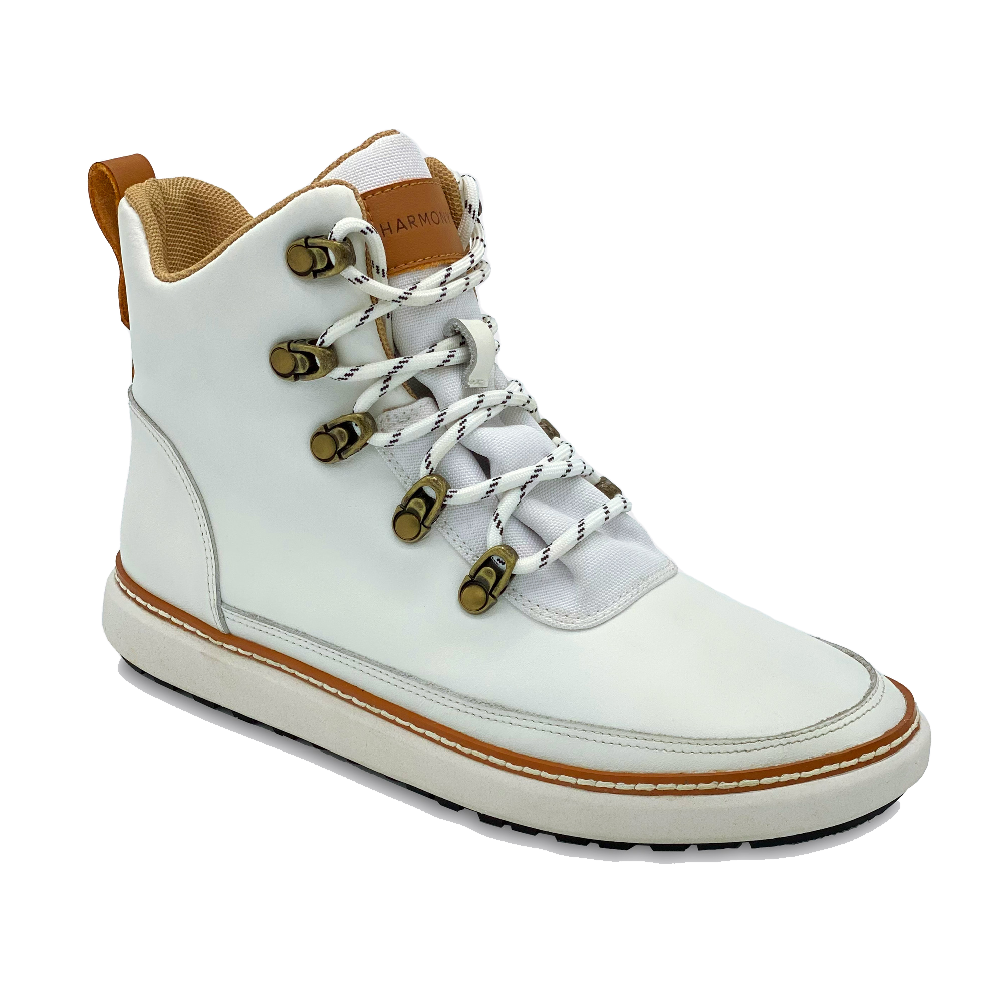 White Leather Ankle Boot