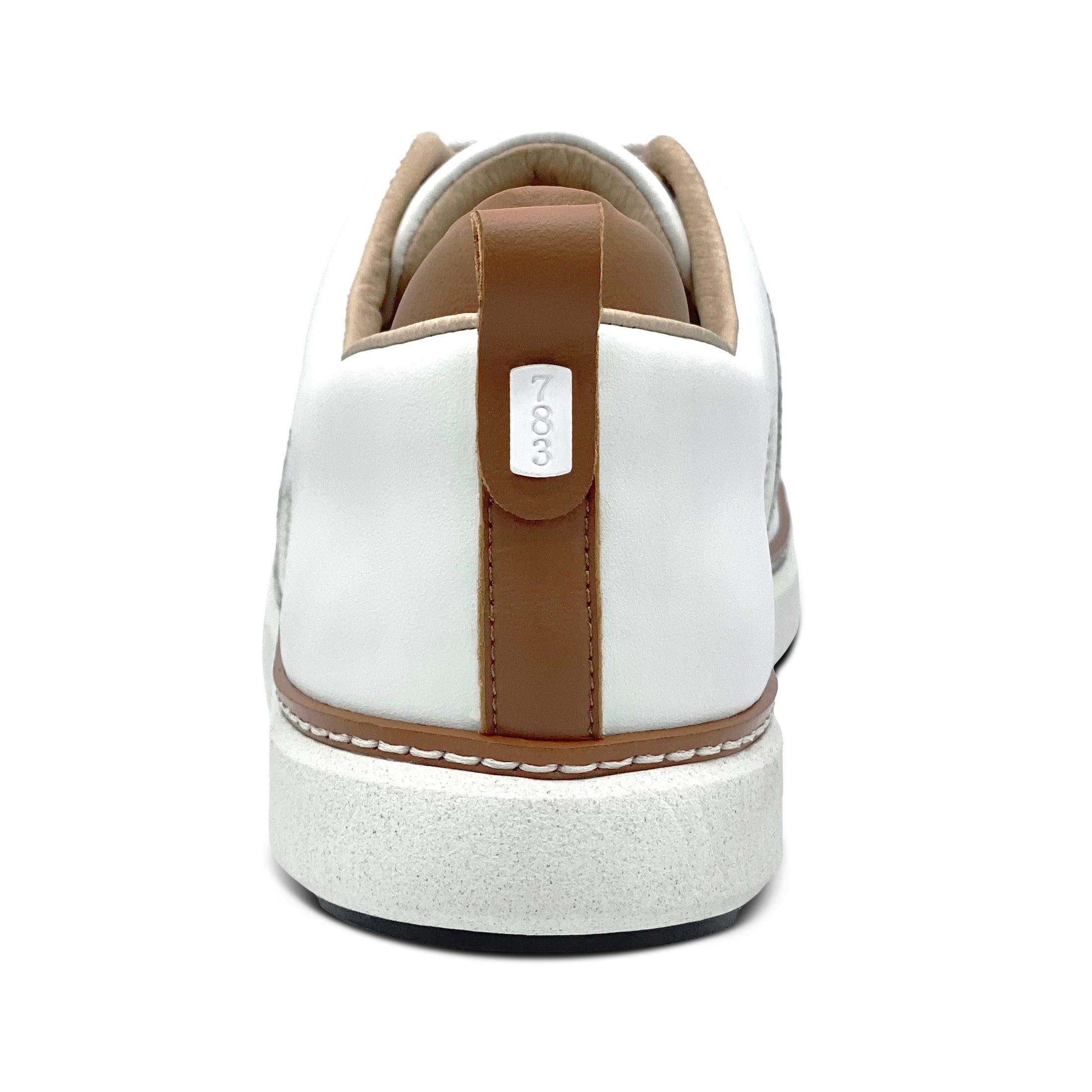 Leather shop white plimsolls