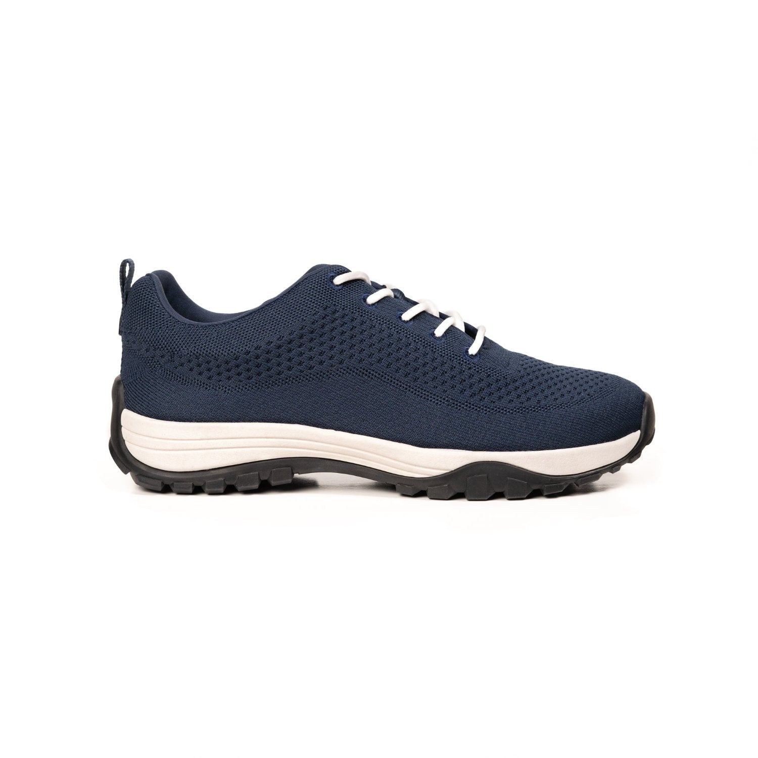 Men's Women's Unisex Navy Bamboo Grounding Sneaker Profile Inside