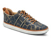category outside angled view of the giraffe leather walker for grounding and earthing